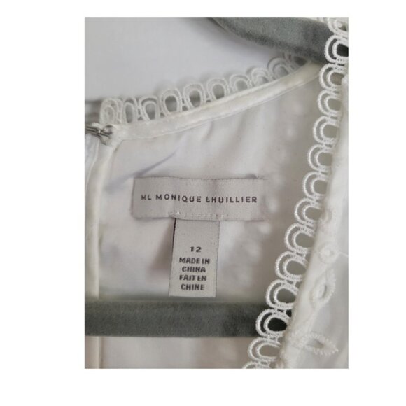 ML Monique Lhuillier Anastacia Lace Dress Size 12 - Picture 6 of 6